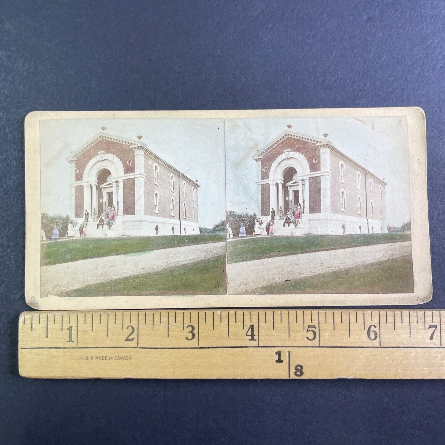 Stephen and Peter Sachs Museum Stereoview St. Louis MO Antique c1865 X3851