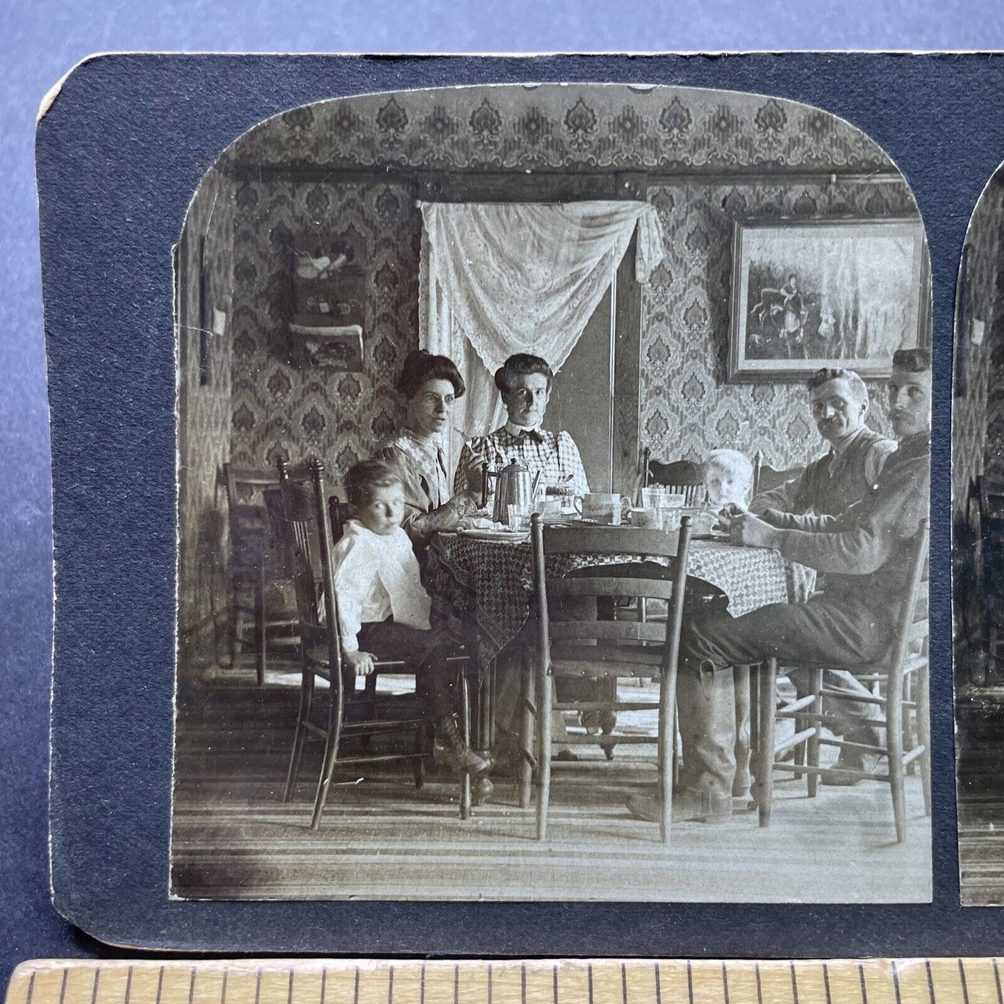 Antique 1910s Cora Wilson Stewart Kentucky Stereoview Photo Card P2433