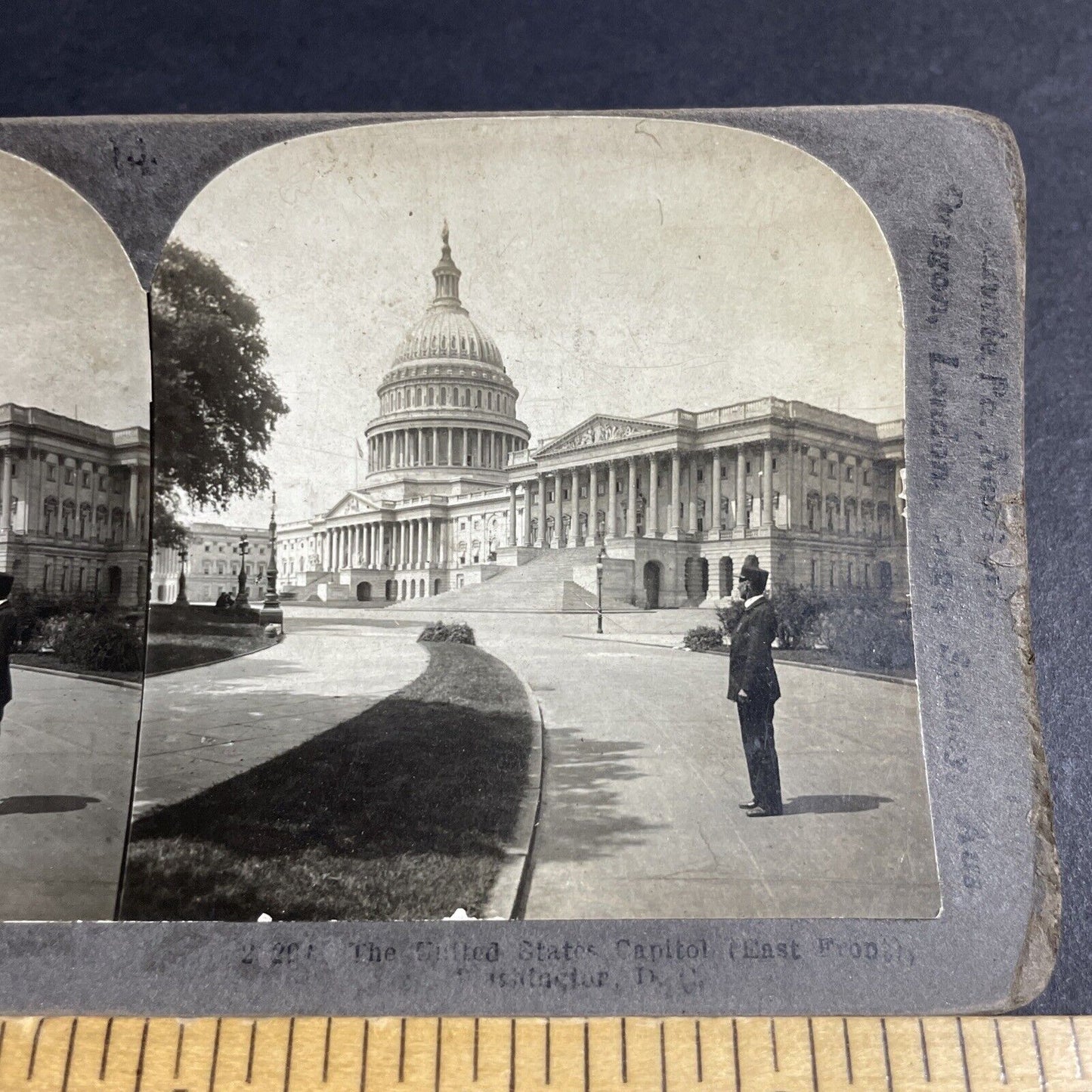 Antique 1909 US Capitol Building Washington DC Stereoview Photo Card P4305