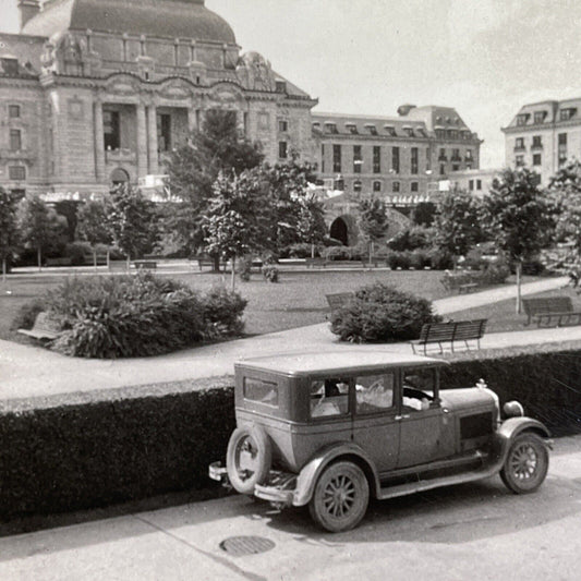 Antique 1930 United States Naval Academy Annapolis Stereoview Photo Card P1314