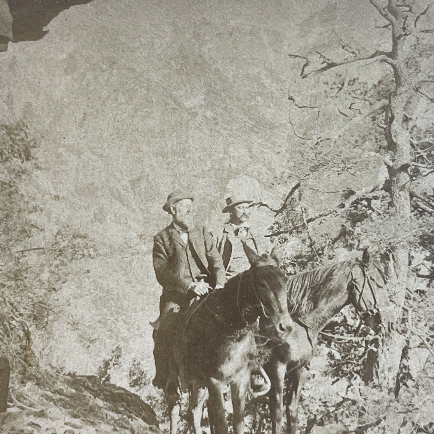 Antique 1890 Silver Miners Mining Ouray Colorado Stereoview Photo Card P3523