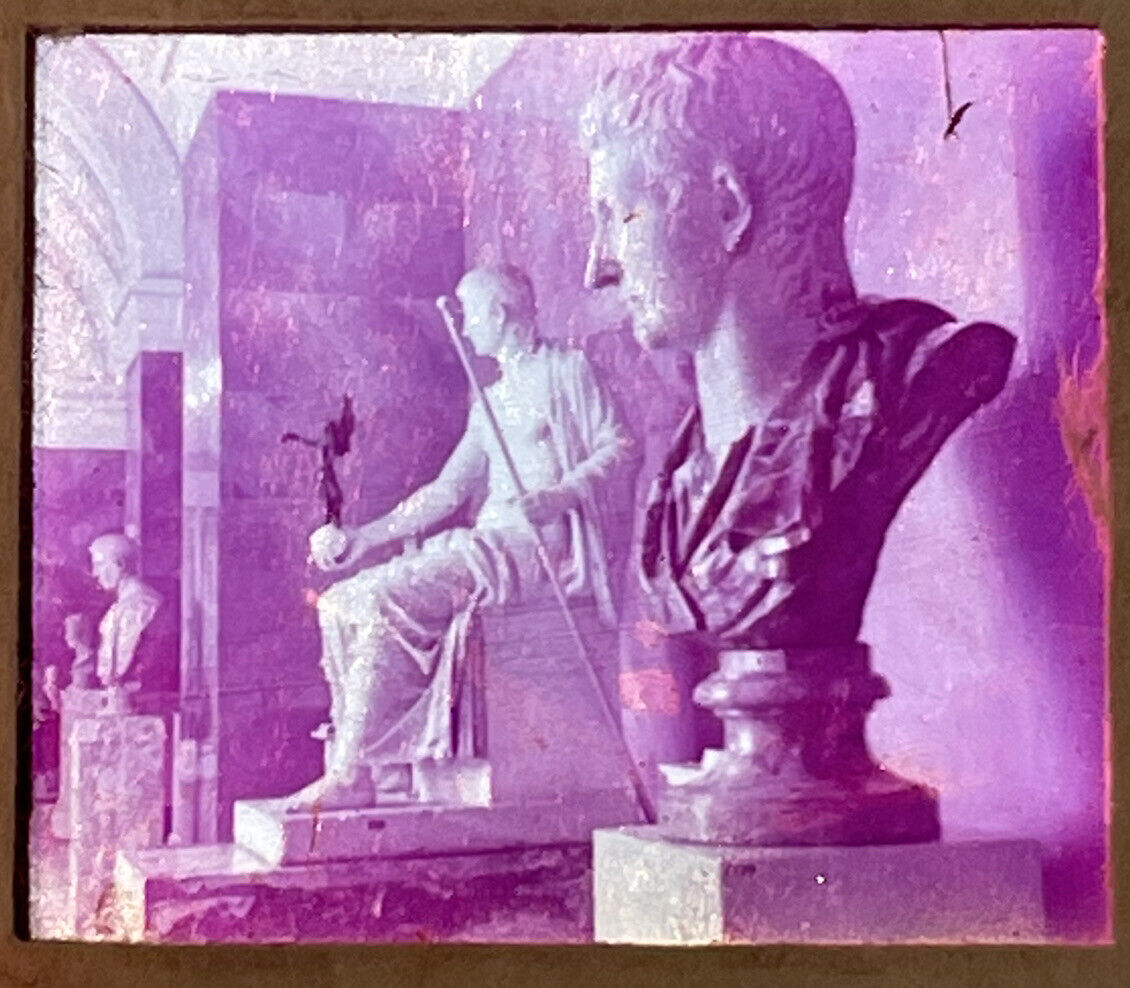 1955 Soviet USSR Emperor Octavian Augustus As Jupiter Leningrad Stereo Card P369