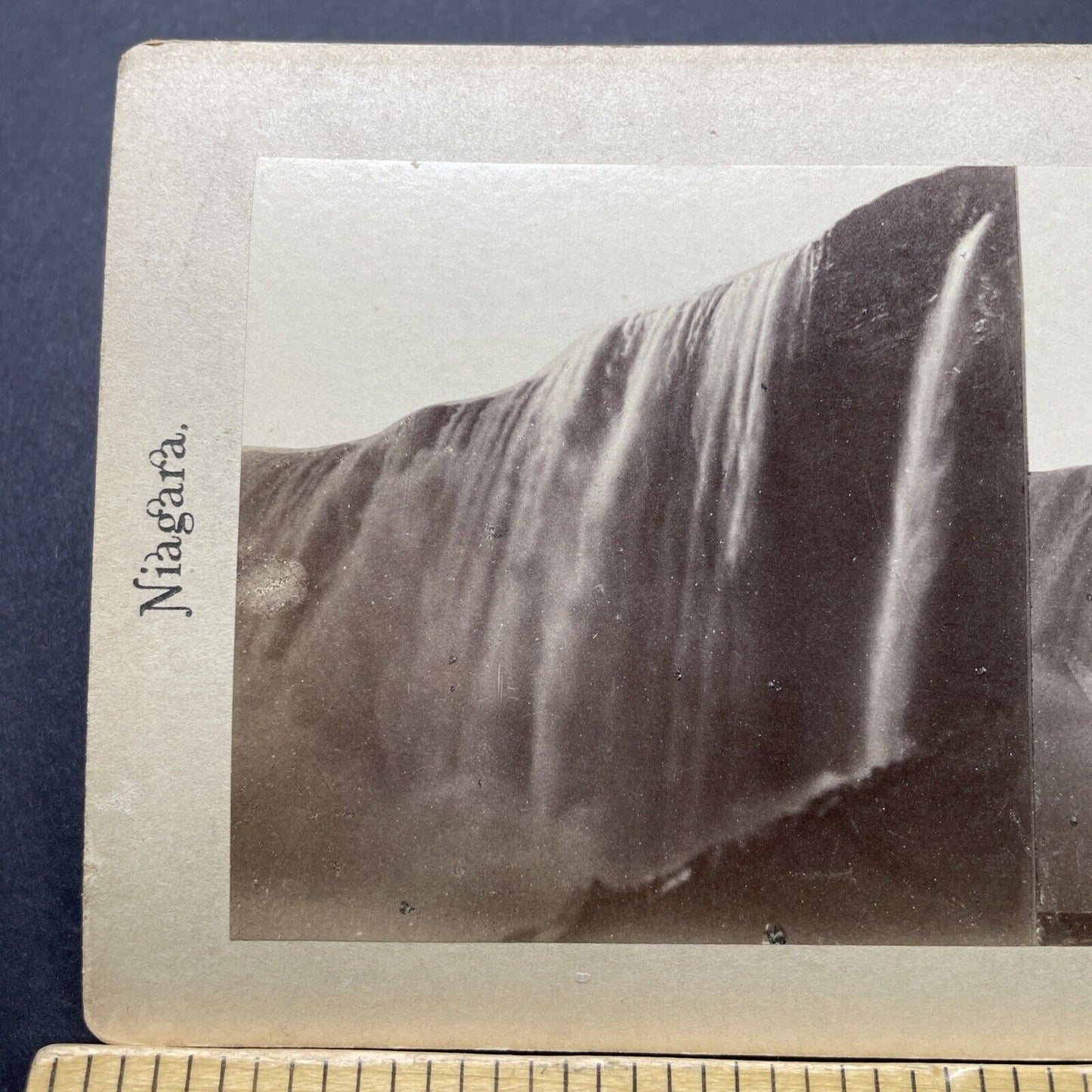 Antique 1860s Niagara Falls First Photos Stereoview Photo Card P2533