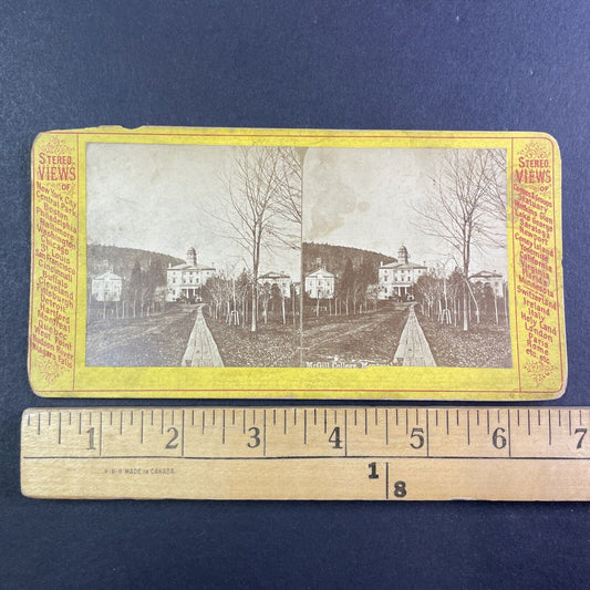 McGill University Montreal Canada Stereoview H.A. Kimball Antique c1870s Y2528