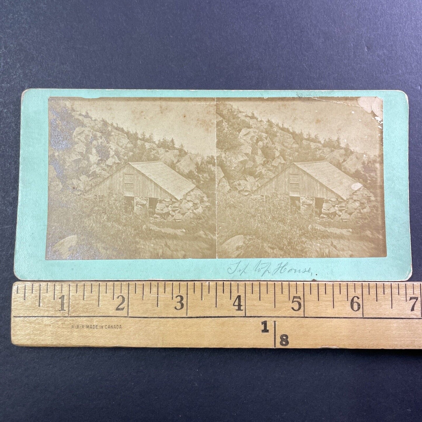 Summit House Mount Kearsarge NH Stereoview MC Harriman Antique c1875 X1213