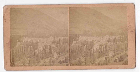 Antique 1850s Luz And Bareges Valley, Hautes-Pyrenees, France Photo Card P060