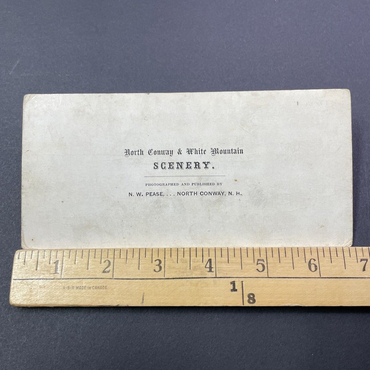 Antique 1870s The Mirror Pool North Conway NH Stereoview Photo Card V1779
