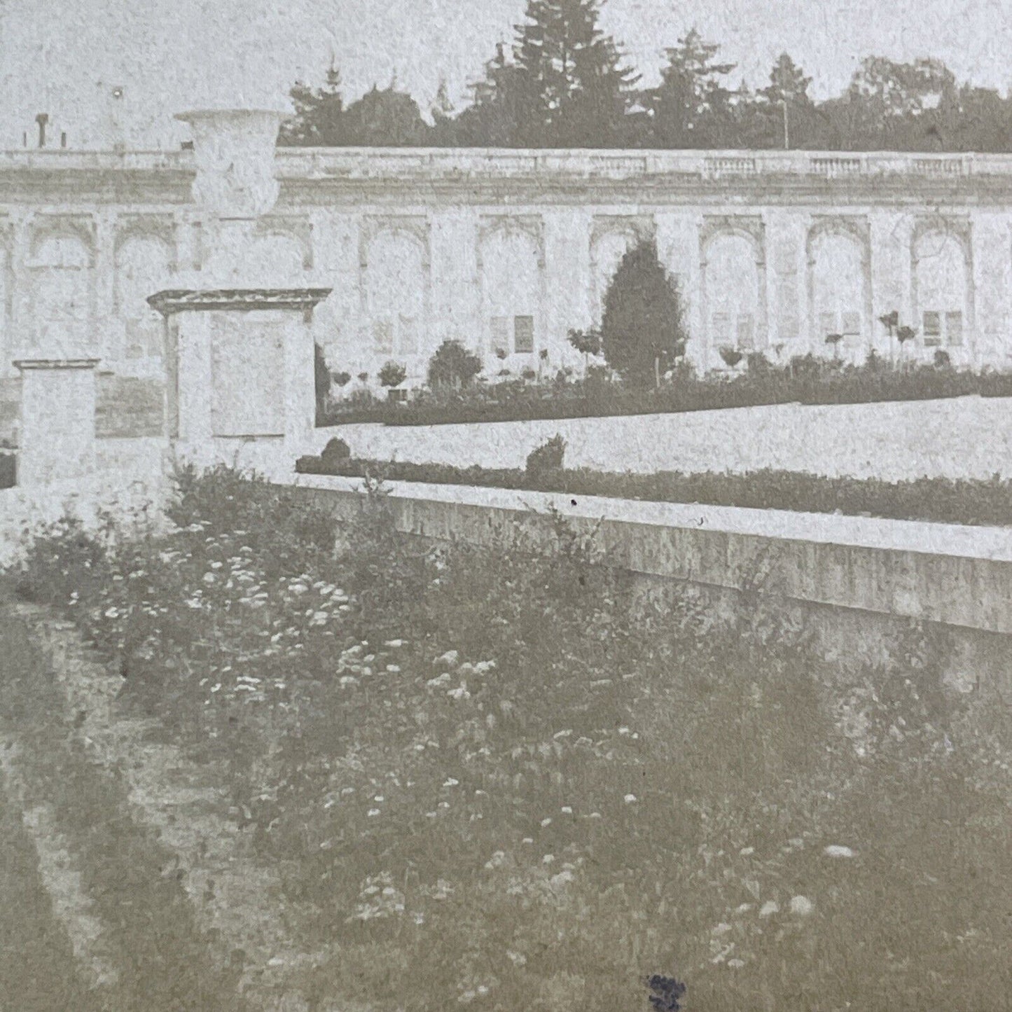 Gardens At Palace Of Versailles France Stereoview Antique c1865 X1610