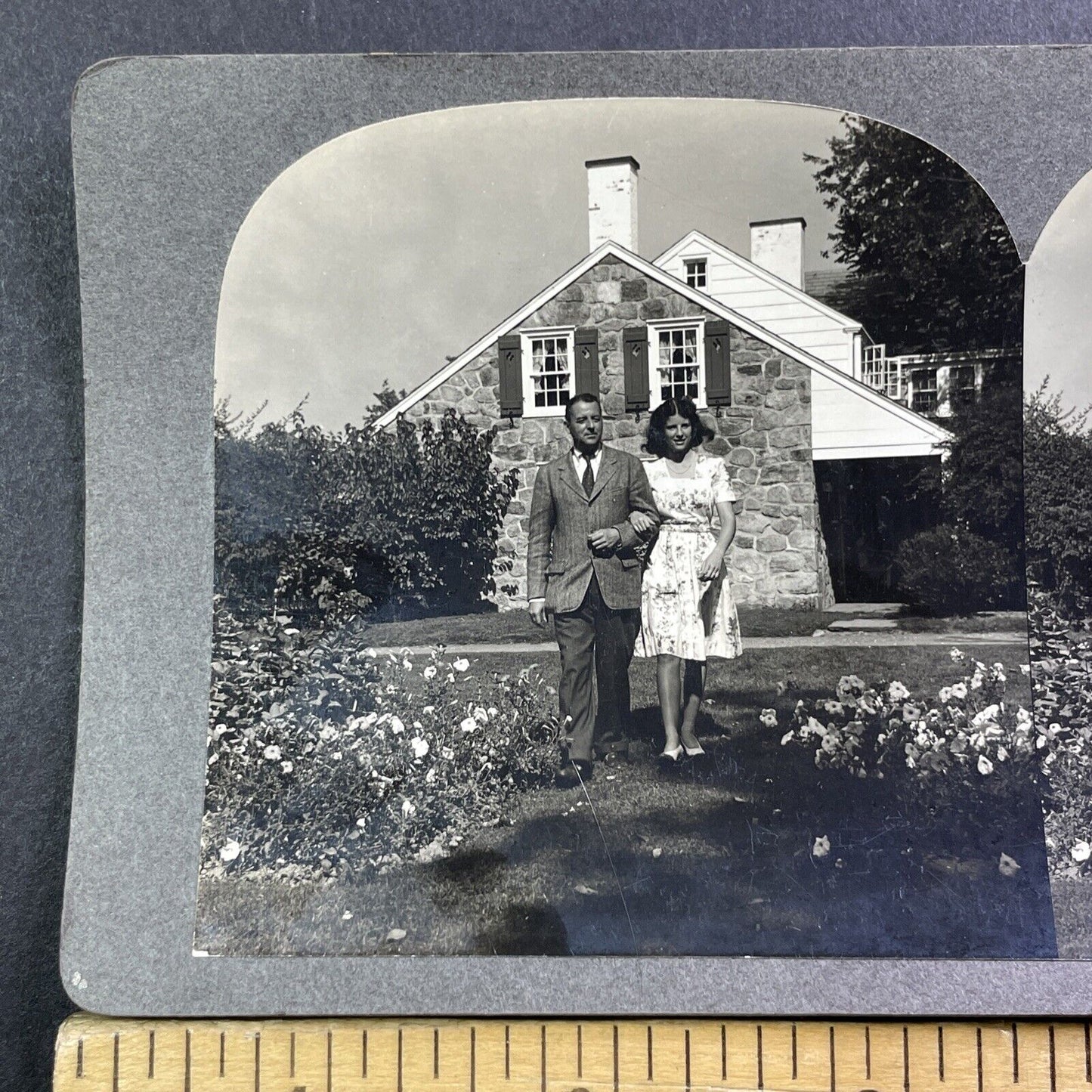 Lyons Family Photo Lot Norwalk Connecticut Stereoview Antique c1933 Y003