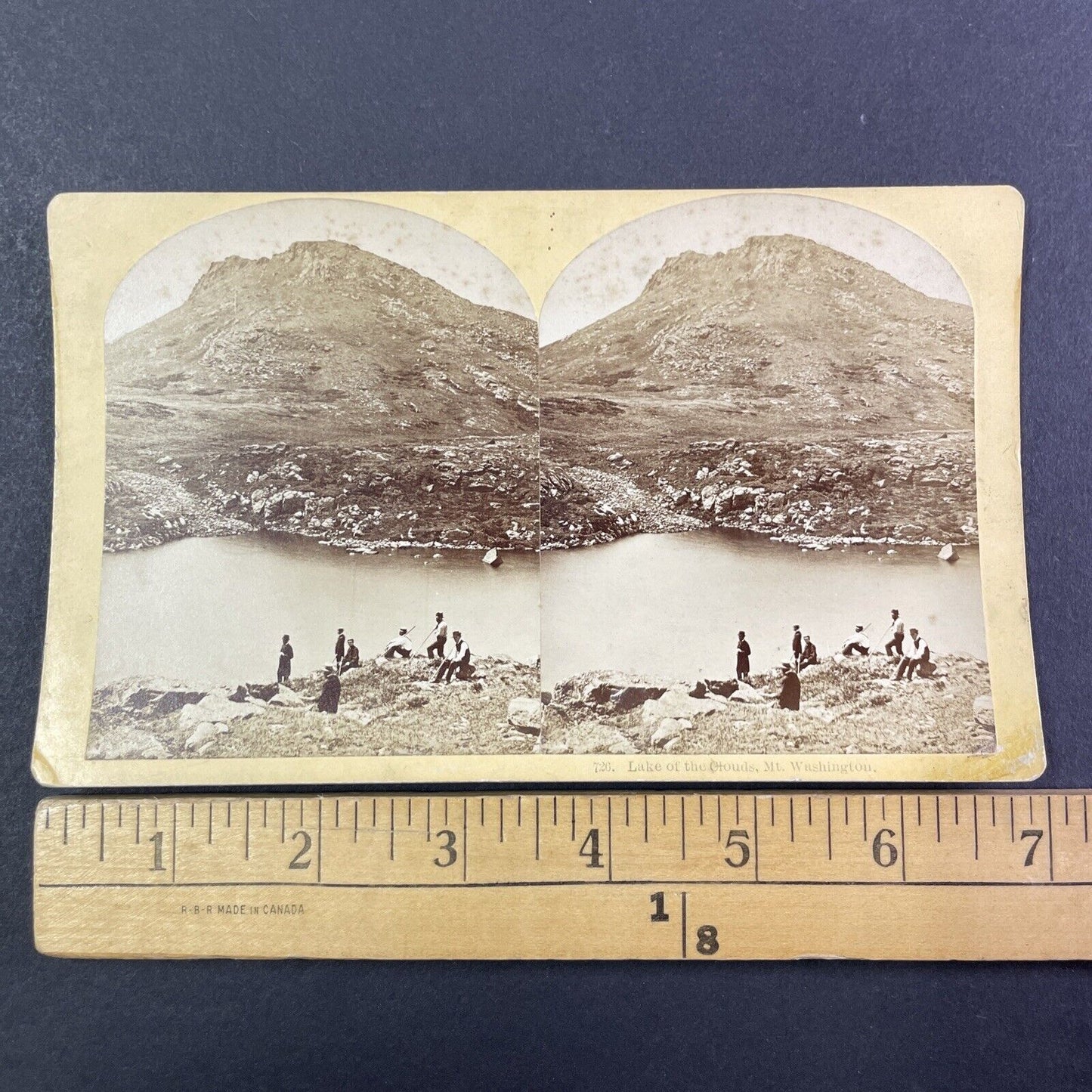 Lake of the Clouds Mt Washington Stereoview New Hampshire c1870s Y1854