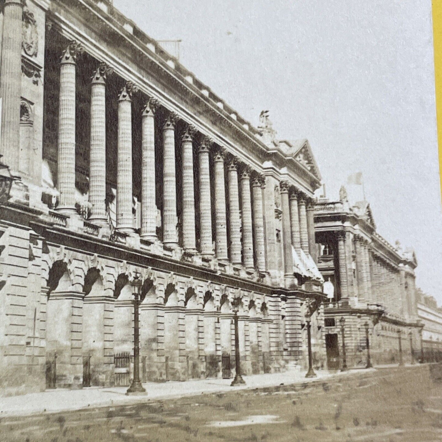 Place de la Concorde Paris France Stereoview Concord Place Antique c1870 X4061