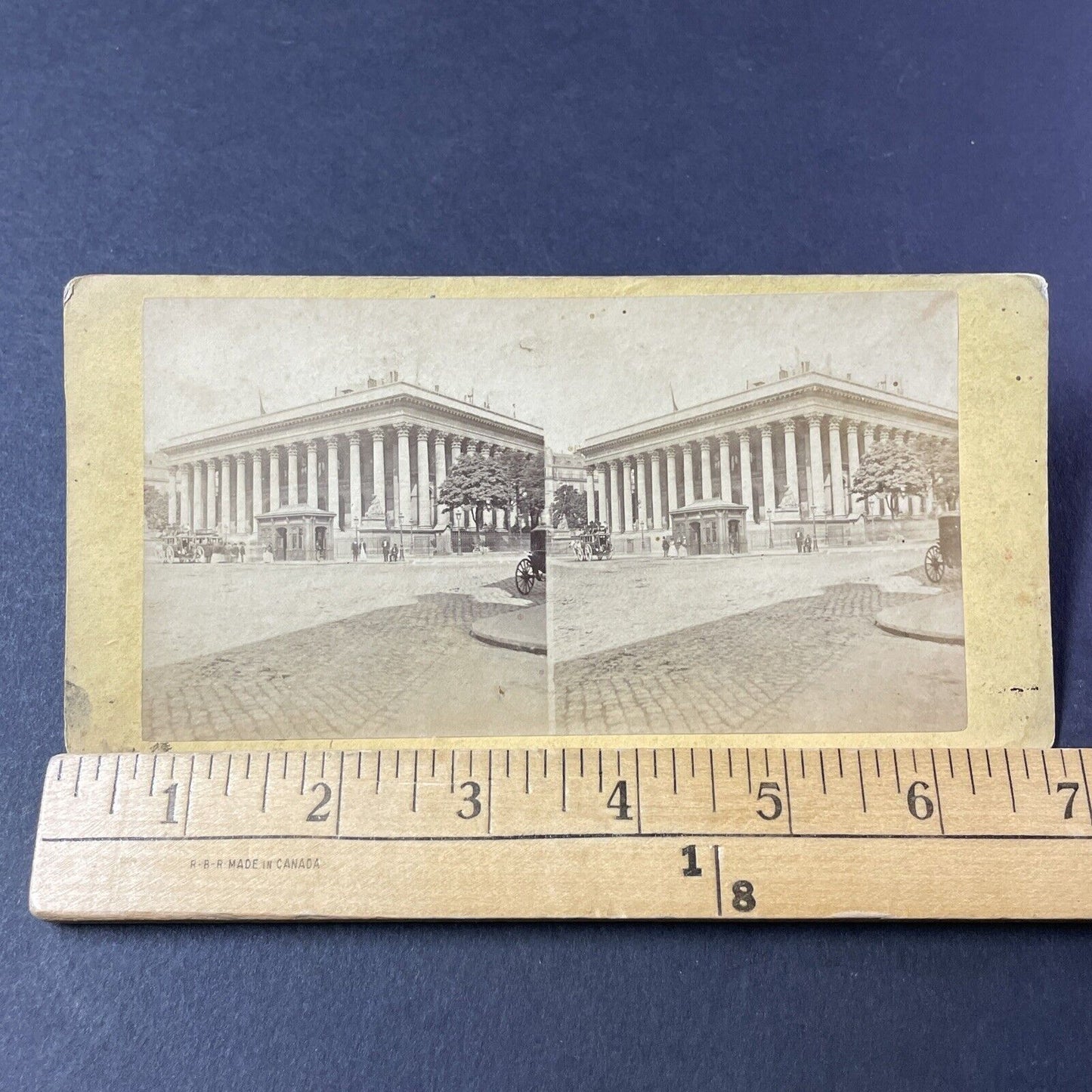 Antique 1870s The Paris Stock Exchange France Stereoview Photo Card P2460-11