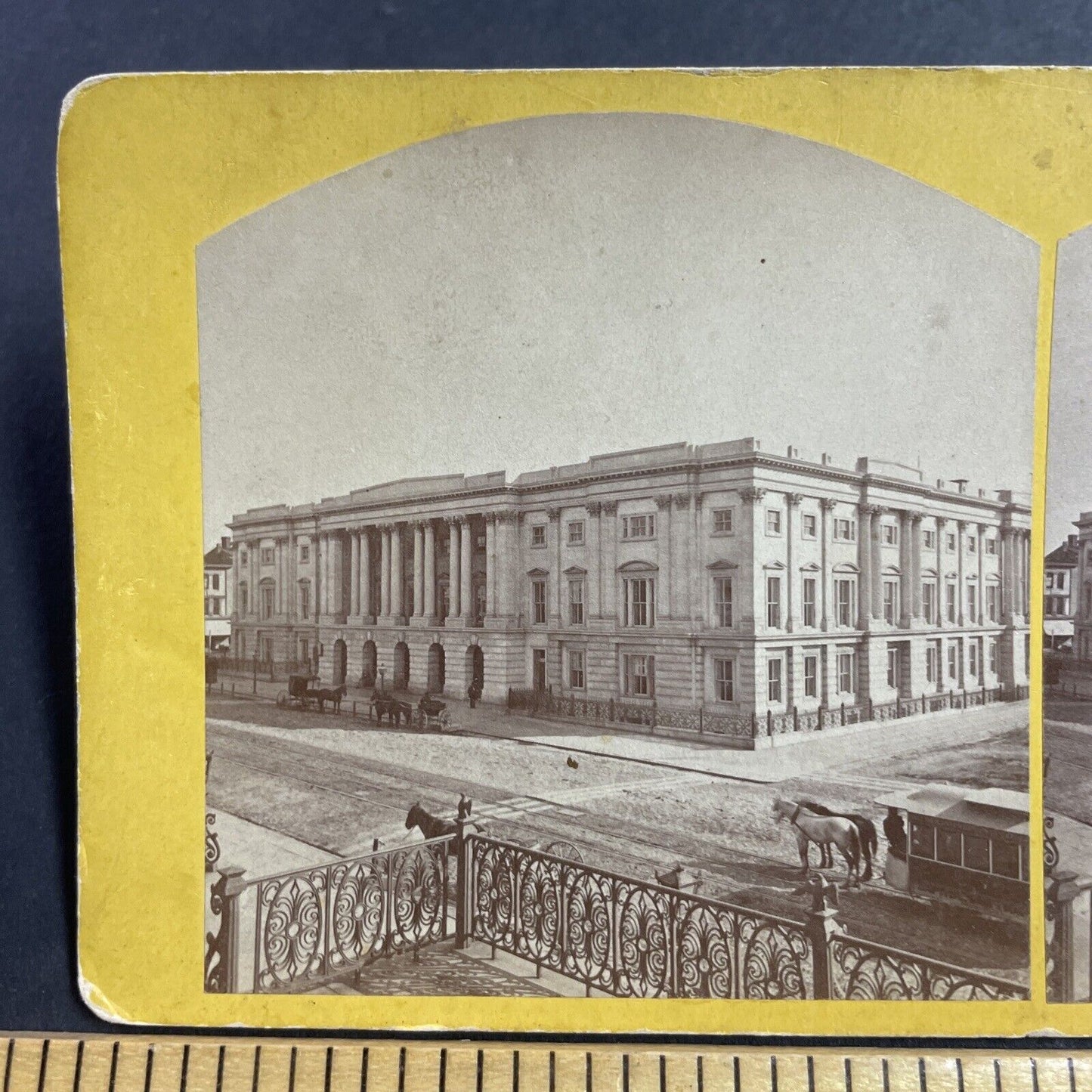 Antique 1870s USPS Post Office Washington DC Stereoview Photo Card P856-03