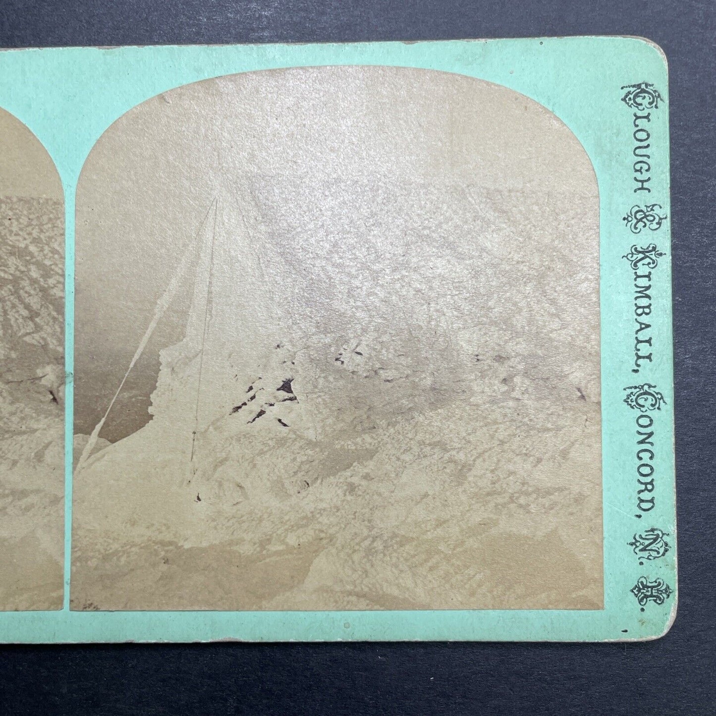 Antique 1871 Tip Top House Mt Washington Peak Summit Stereoview Photo Card P1203