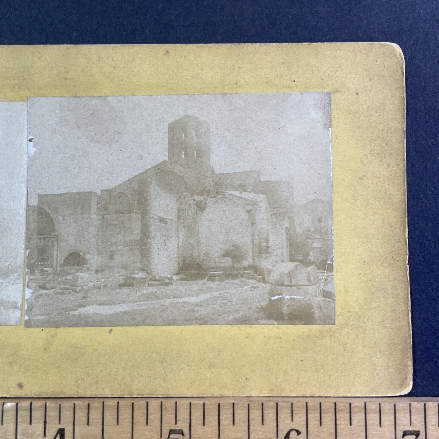 Church of Saint Honoratus Les Alyscamps Arles Stereoview Antique c1855 X1584