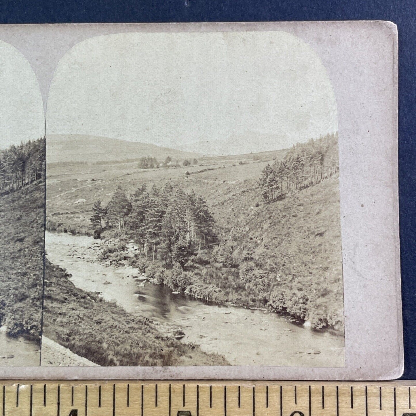 Angram Richmondshire Yorkshire Stereoview England UK Antique c1870 X1613