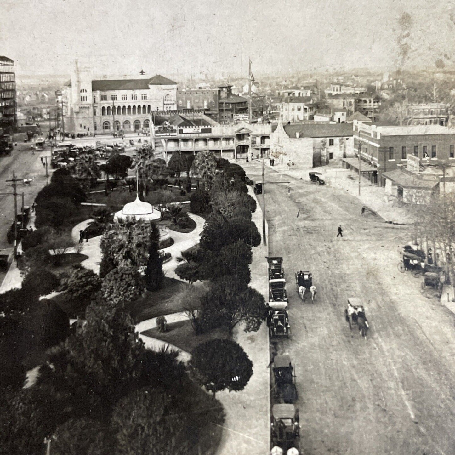 Antique 1920s The Alamo In San Antonio Texas Stereoview Photo Card P4297