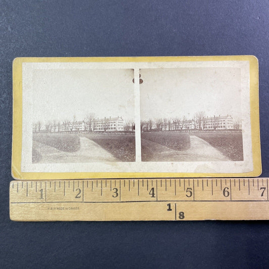 Dartmouth College Hanover NH Stereoview Photo Card HO Bly Antique c1870 X942