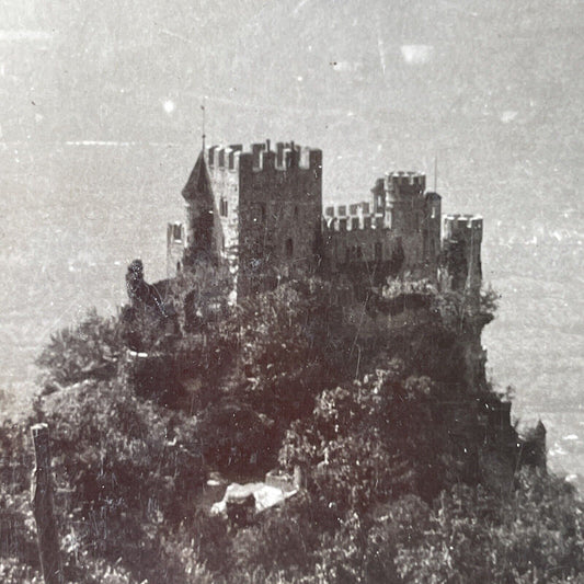 Antique 1925 Brunnenberg Castle Tirol Italy OOAK Stereoview Photo Card P3255