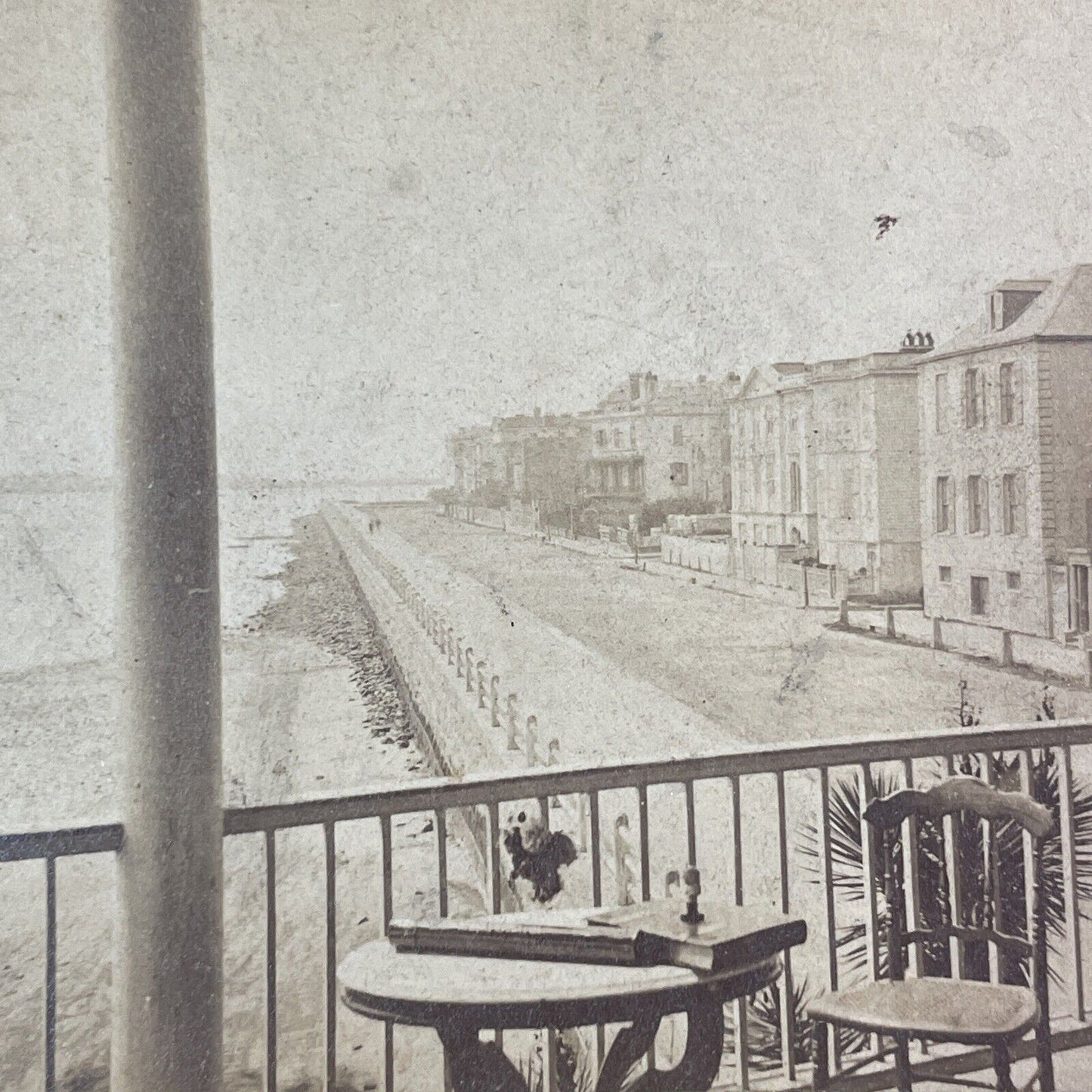 East Battery Charleston South Carolina Stereoview S.T. Souder c1870 Y452