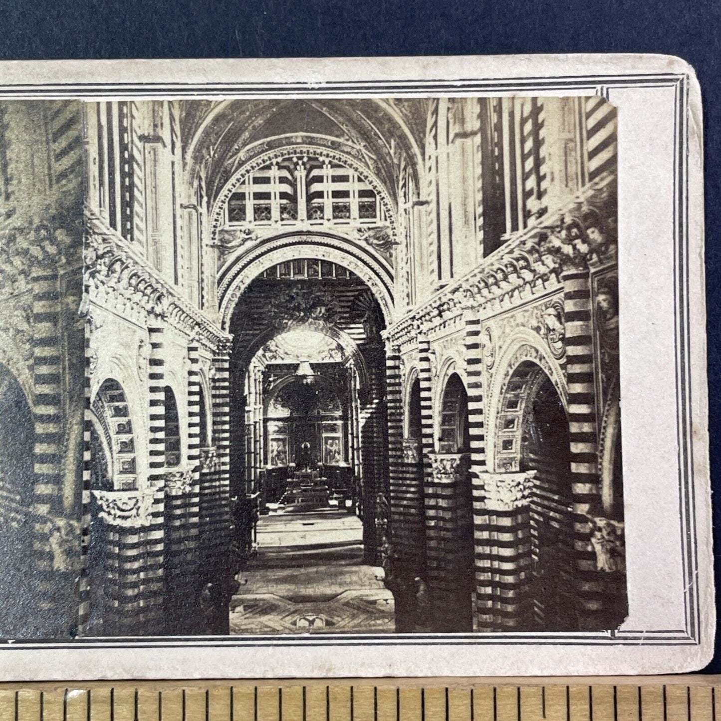 Siena Cathedral Church Stereoview Siena Italy Antique c1864 X2555