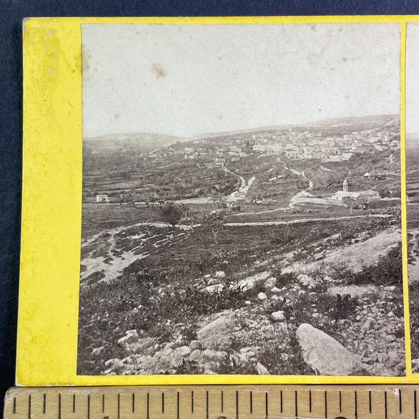 Nazareth Israel Palestine Stereoview Frank Mason Good Antique c1863 X4071