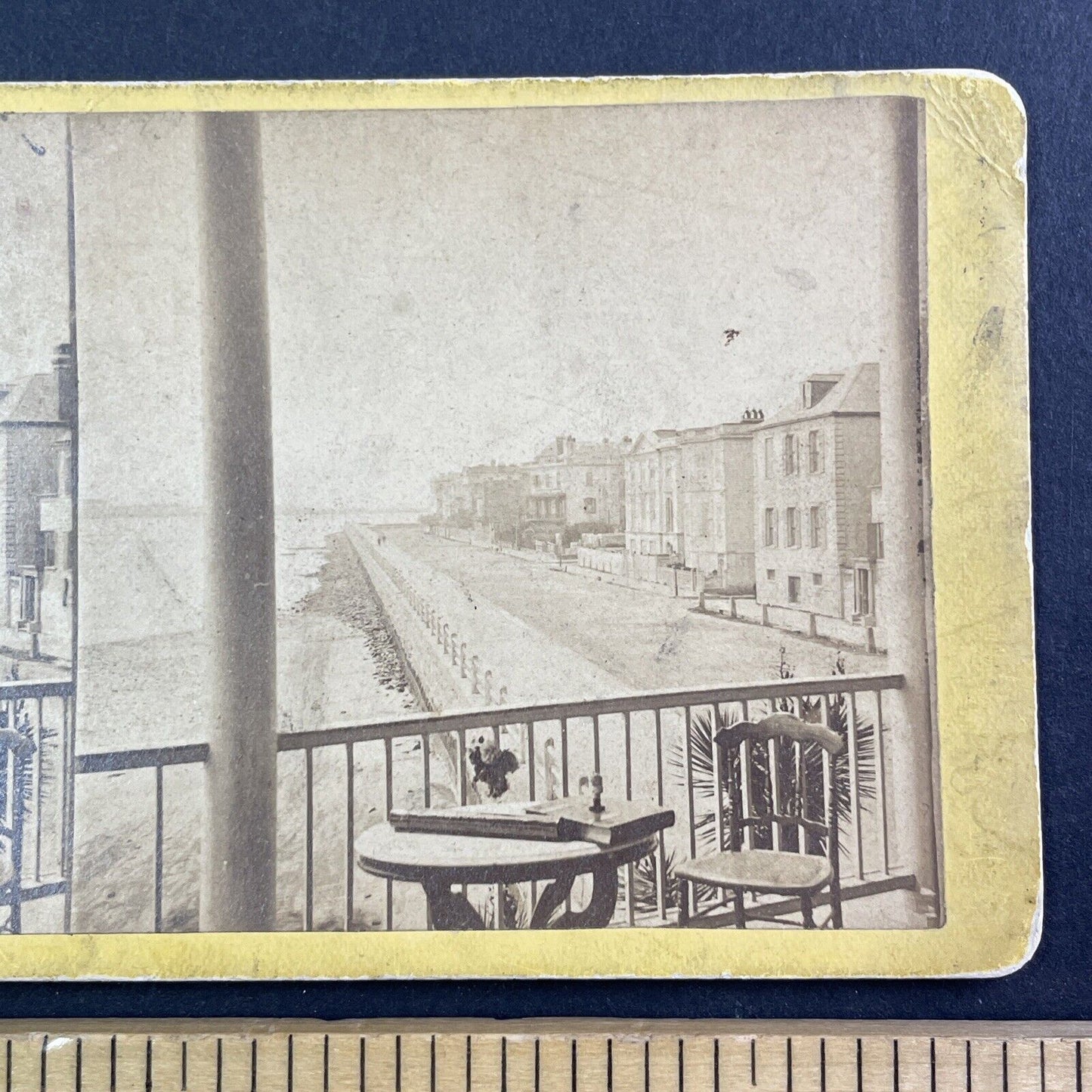 East Battery Charleston South Carolina Stereoview S.T. Souder c1870 Y452