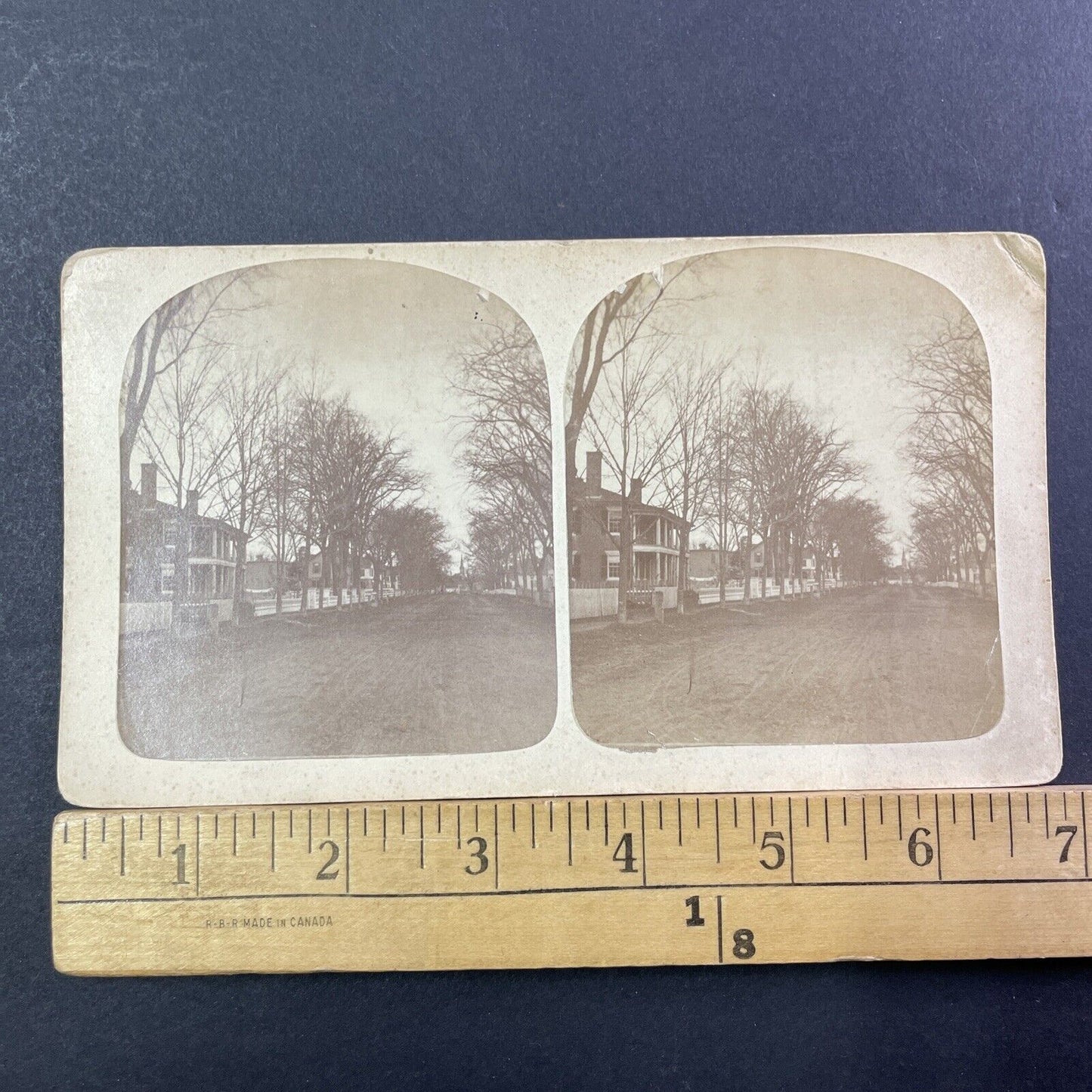 Humphrey Moore House Milford NH Stereoview Photo BF Foster Antique c1872 X857