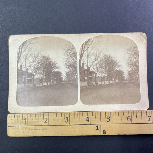 Humphrey Moore House Milford NH Stereoview Photo BF Foster Antique c1872 X857