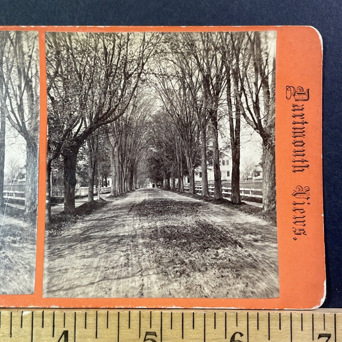 Main Street In Hanover NH Stereoview Photo Henry Osgood Bly Antique c1869 X964