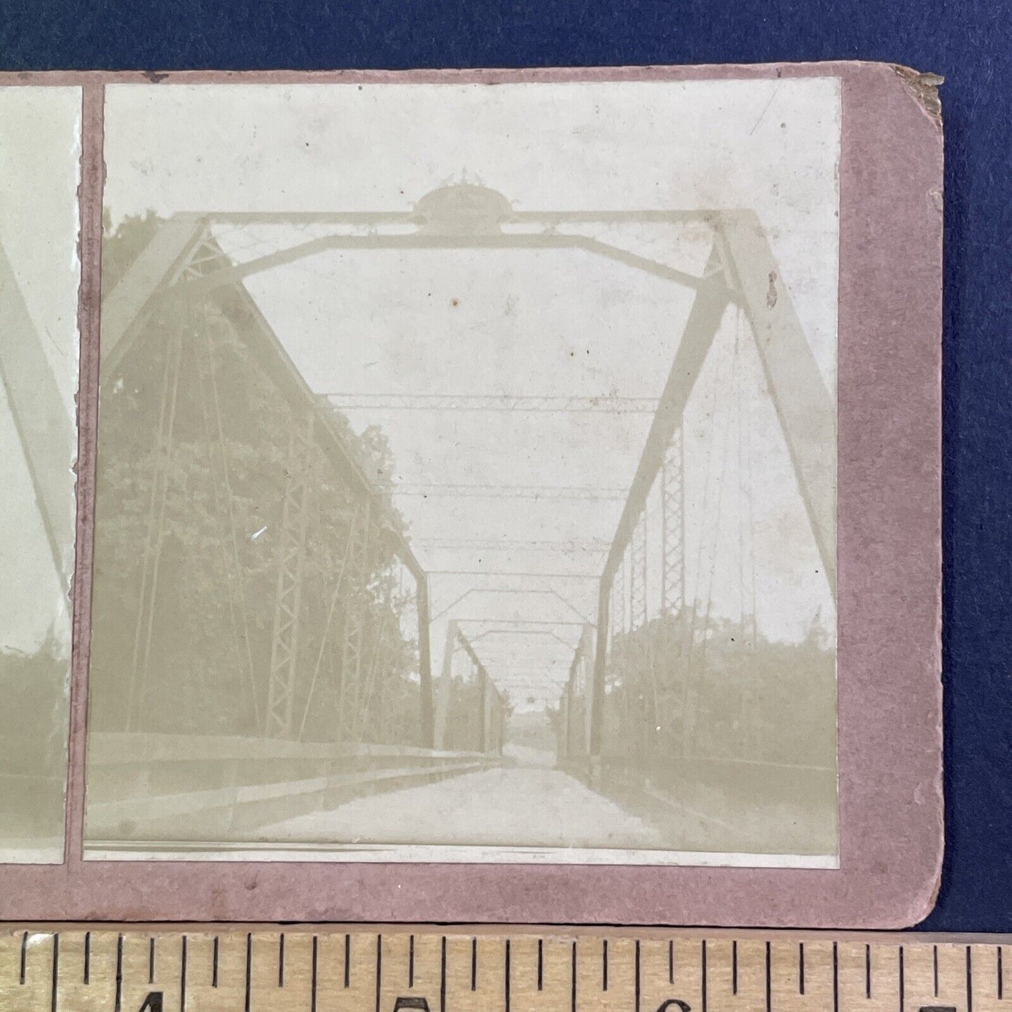 Caney Fork River Bridge? Tennesse Stereoview McMinnville TN? Antique c1890 X1919