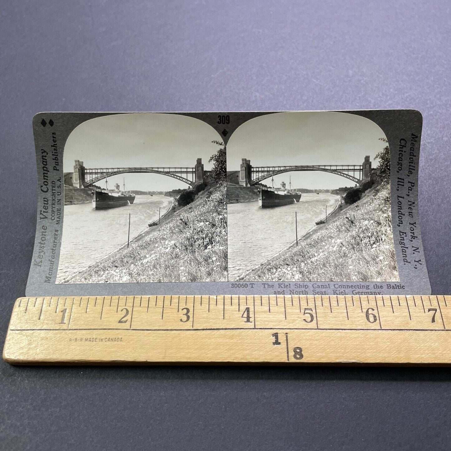 Antique 1920s Karpfanger Vessel Cargo Ship Stereoview Photo Card V2914