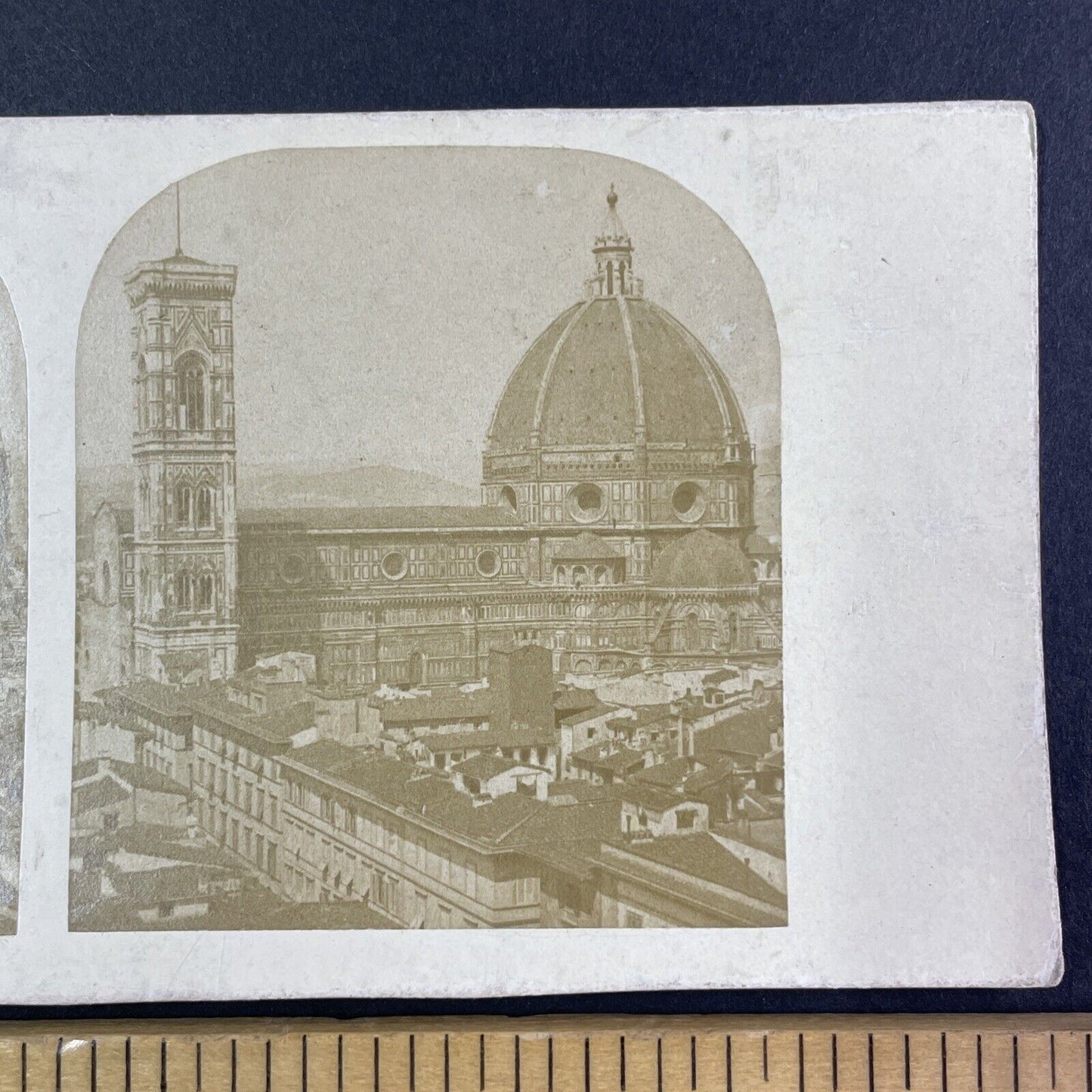 Cathedral of Santa Maria del Fiore Florence Italy Stereoview c1855 Y2176