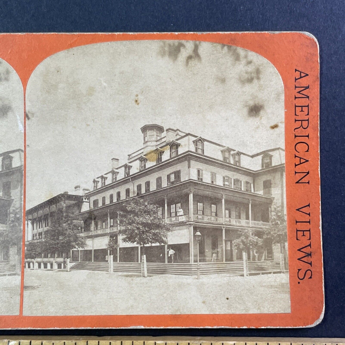 St. James Hotel Jacksonville FL Stereoview E&HT Anthony Antique c1876 Y056