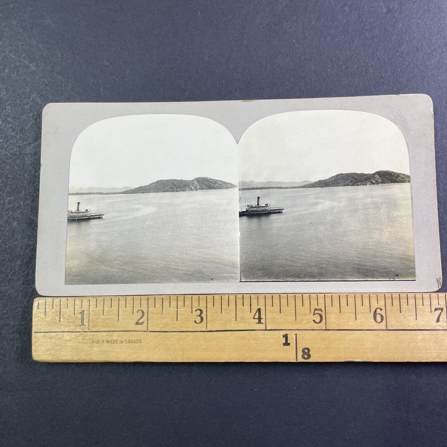 Steamboat In Vancouver Stereoview British Columbia BC Antique c1910 X1590