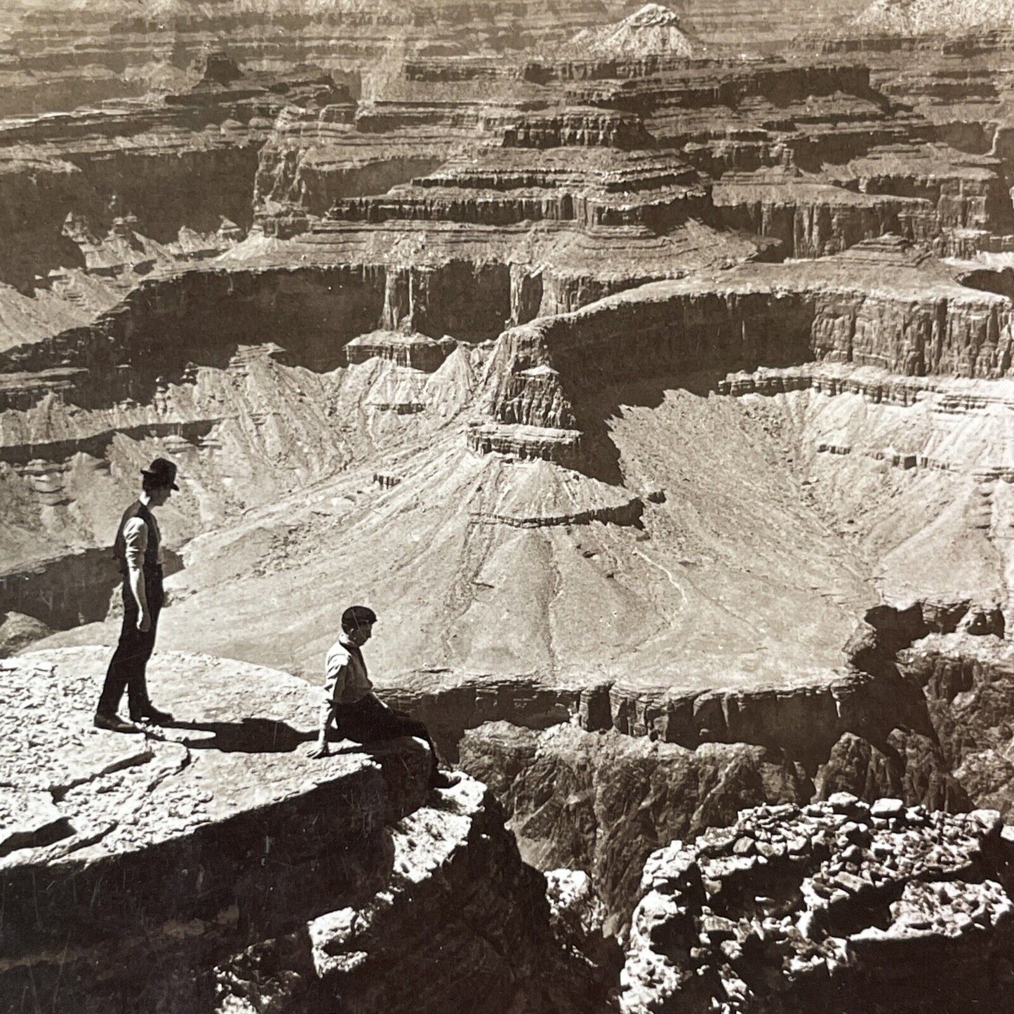 Rowe's Point Arizona Stereoview The Grand Canyon Antique c1897 Y538