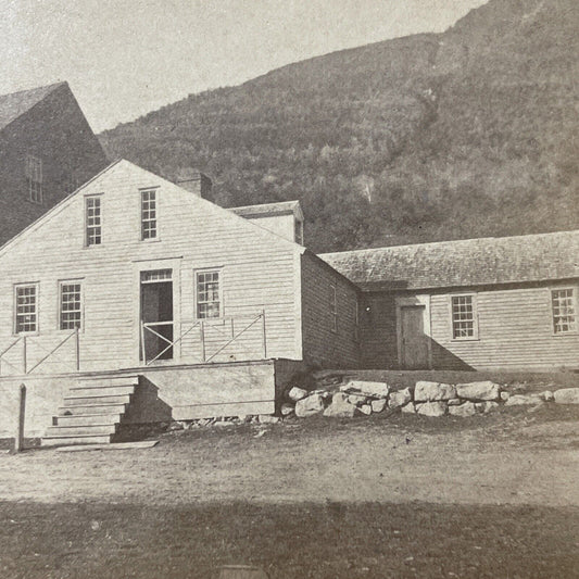 Antique 1870s The Willey House Crawford Notch NH Stereoview Photo Card V1882
