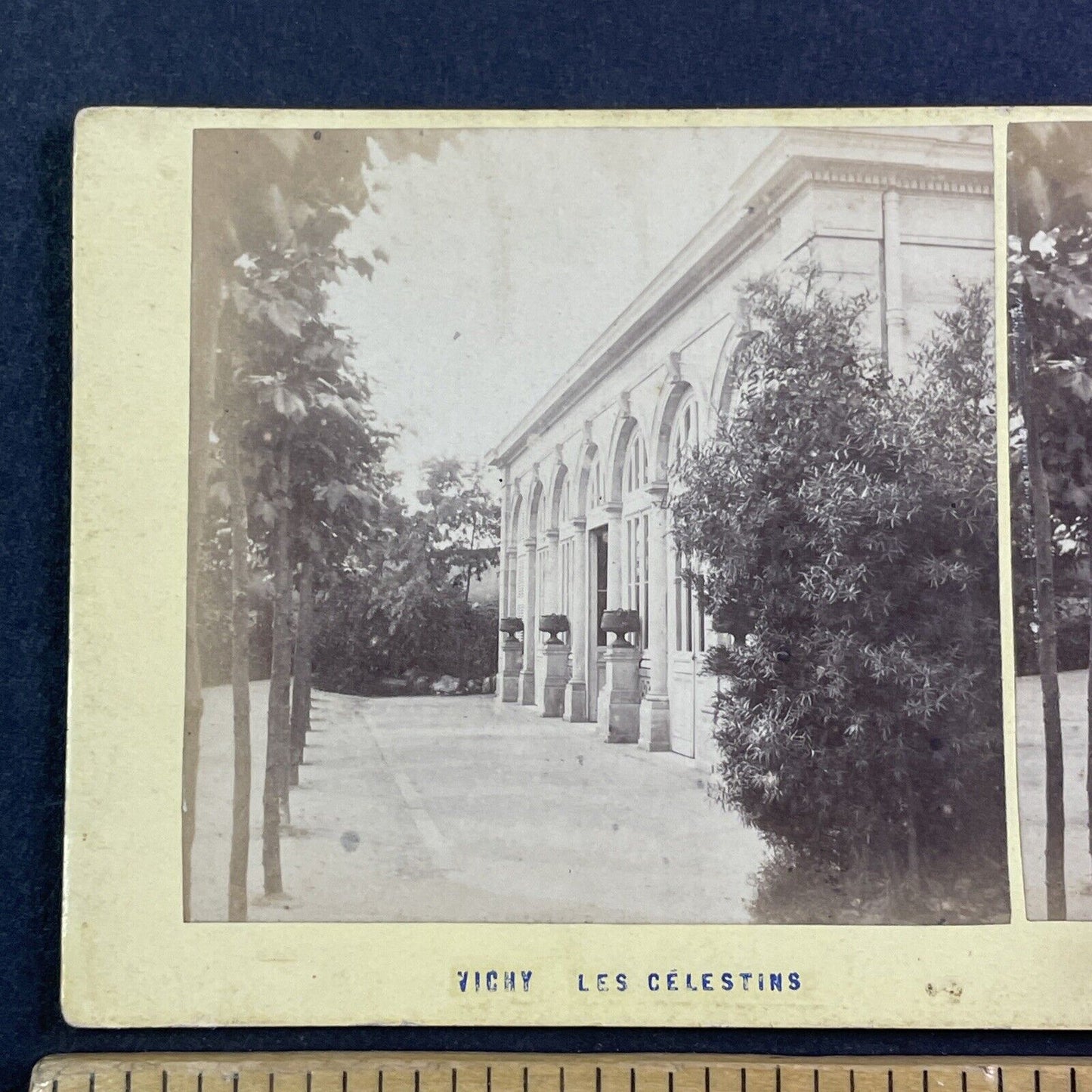 Vichy Celestins Springs Stereoview Etienne Louis-Alphonse Davanne c1860 X3556