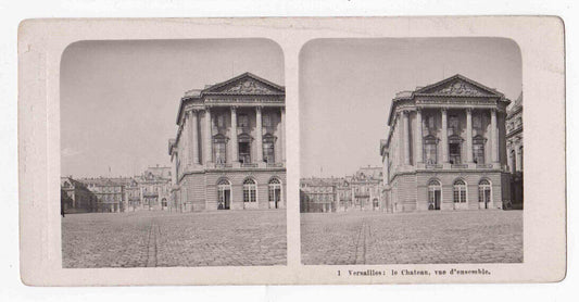 Antique 1904 Palace Of Versailles Château de Versailles France Stereo Card P331