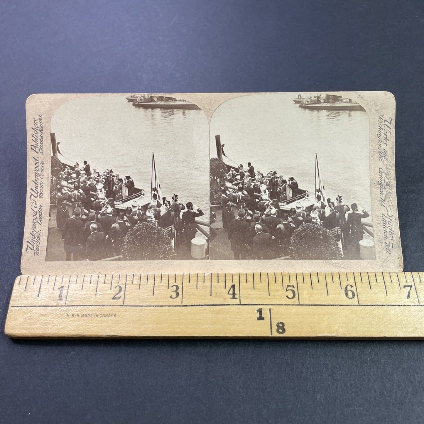 Antique 1890s Franz Joseph Austro-Hungary Emporer Stereoview Photo Card P3812