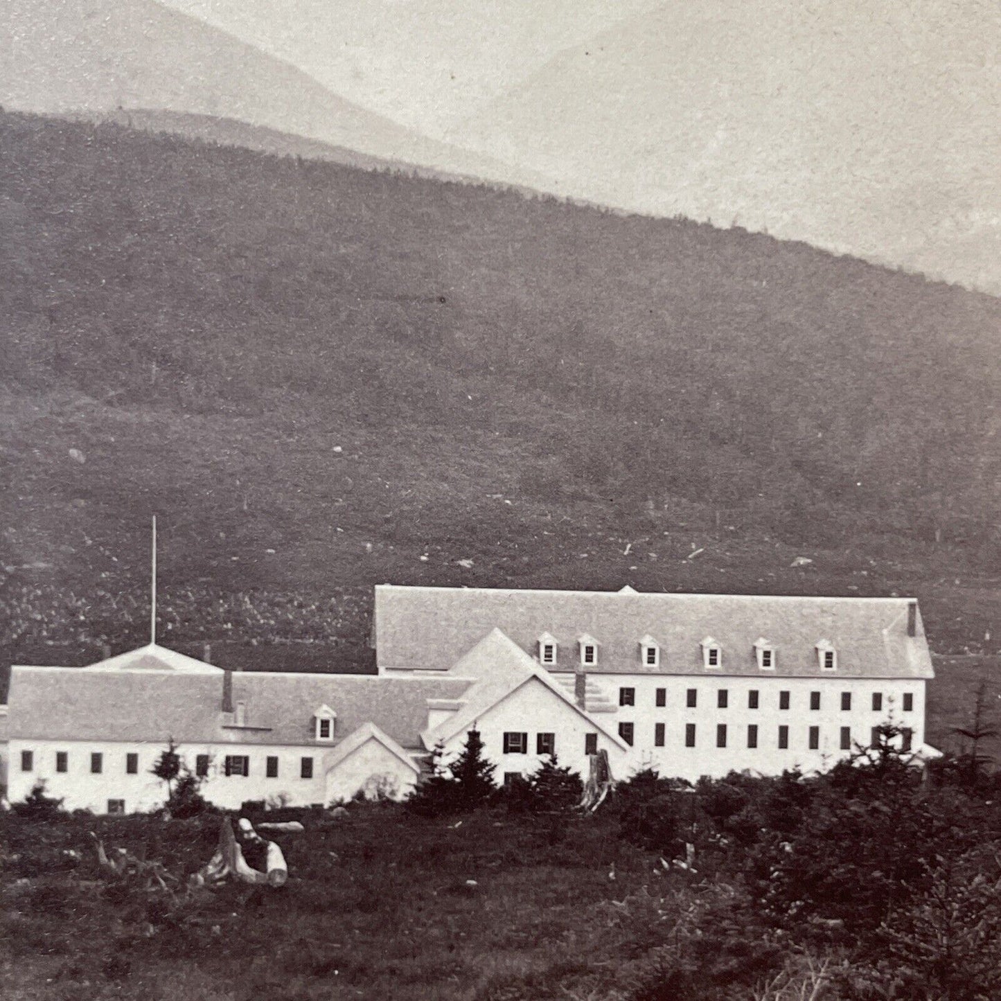 Antique 1870s The Glen House White Mountains NH Stereoview Photo Card V1993