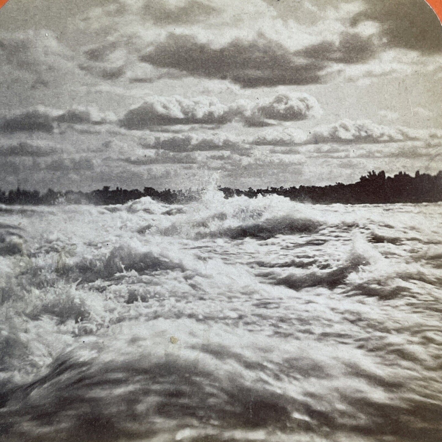Niagara River Upper Rapids Stereoview George Curtis Antique c1870s Y1738
