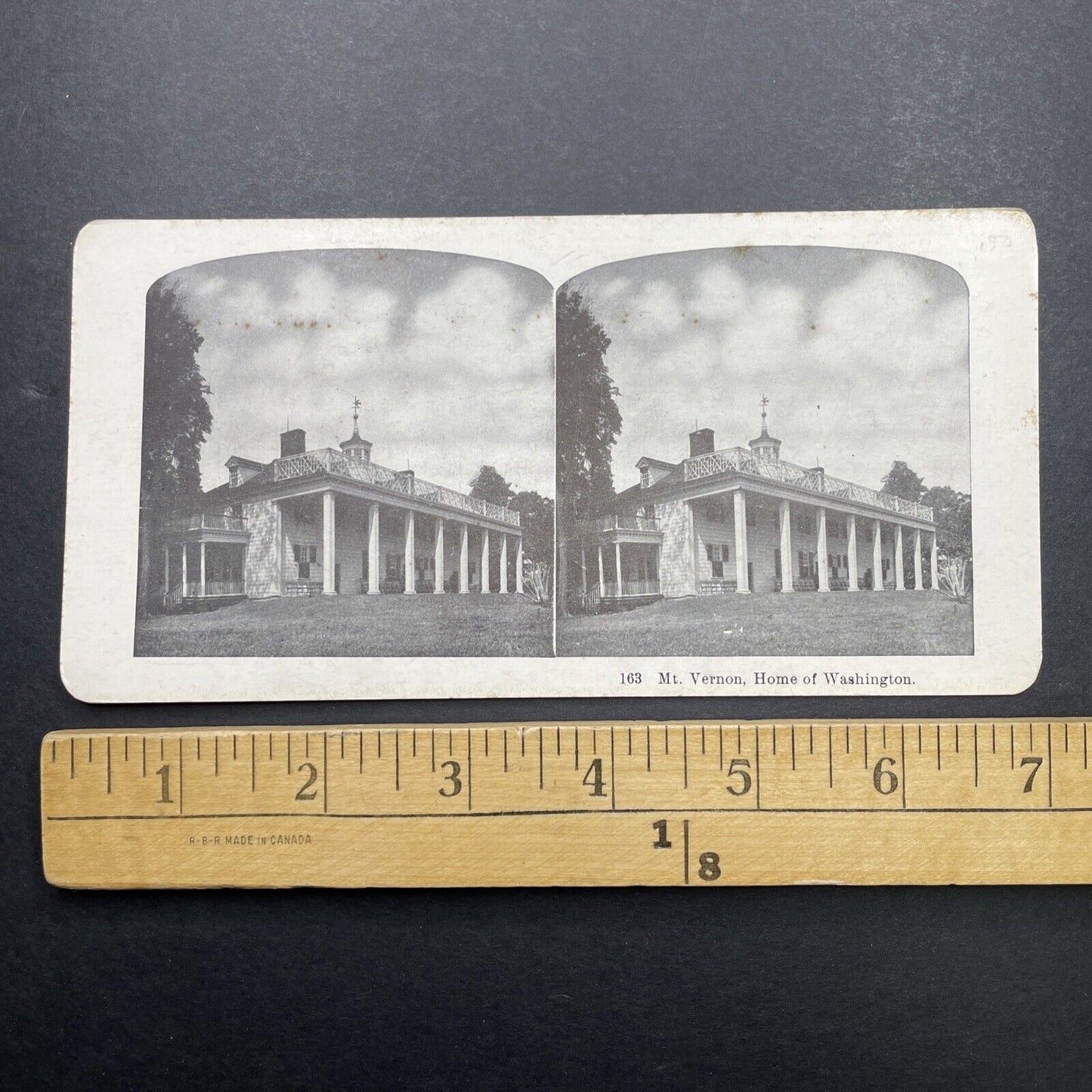 Antique 1910 Pikes Peak Railway Colorado Stereoview Photo Card P580-111