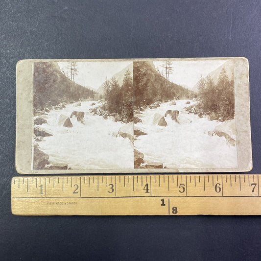 Argut River Altai Mountains Russia Stereoview IR Tomashkevich Antique 1893 X2579