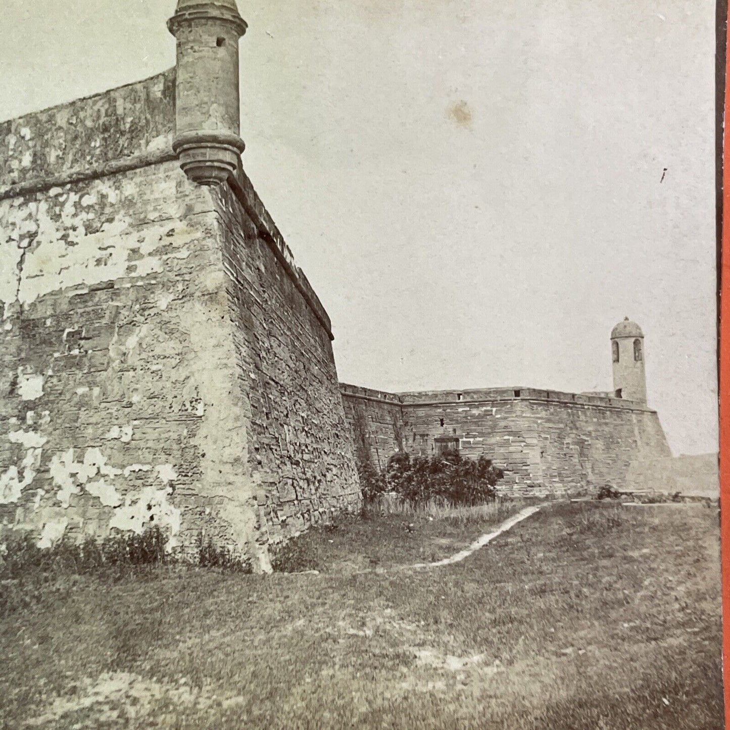 Hot Shot Furnace Fort Marion Stereoview St. Augustine Florida Antique c1868 Y062