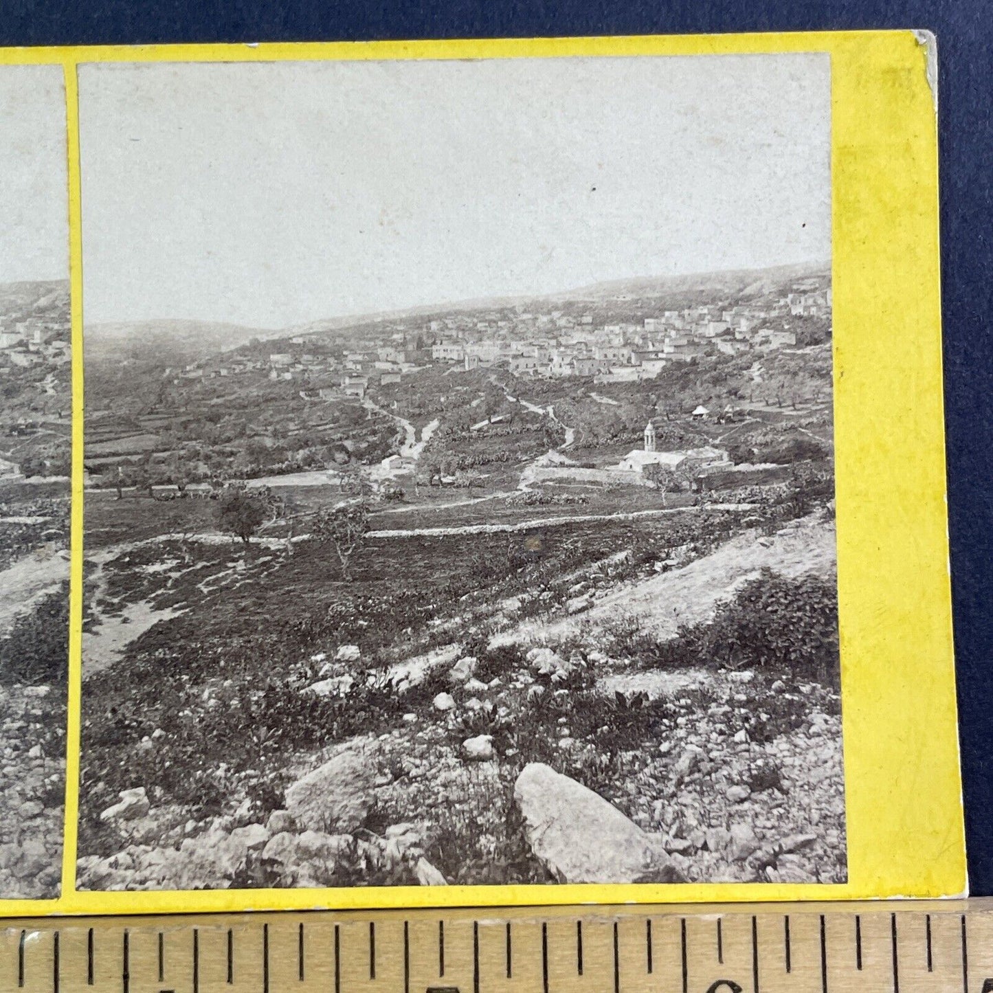 Nazareth Israel Palestine Stereoview Frank Mason Good Antique c1863 X4071