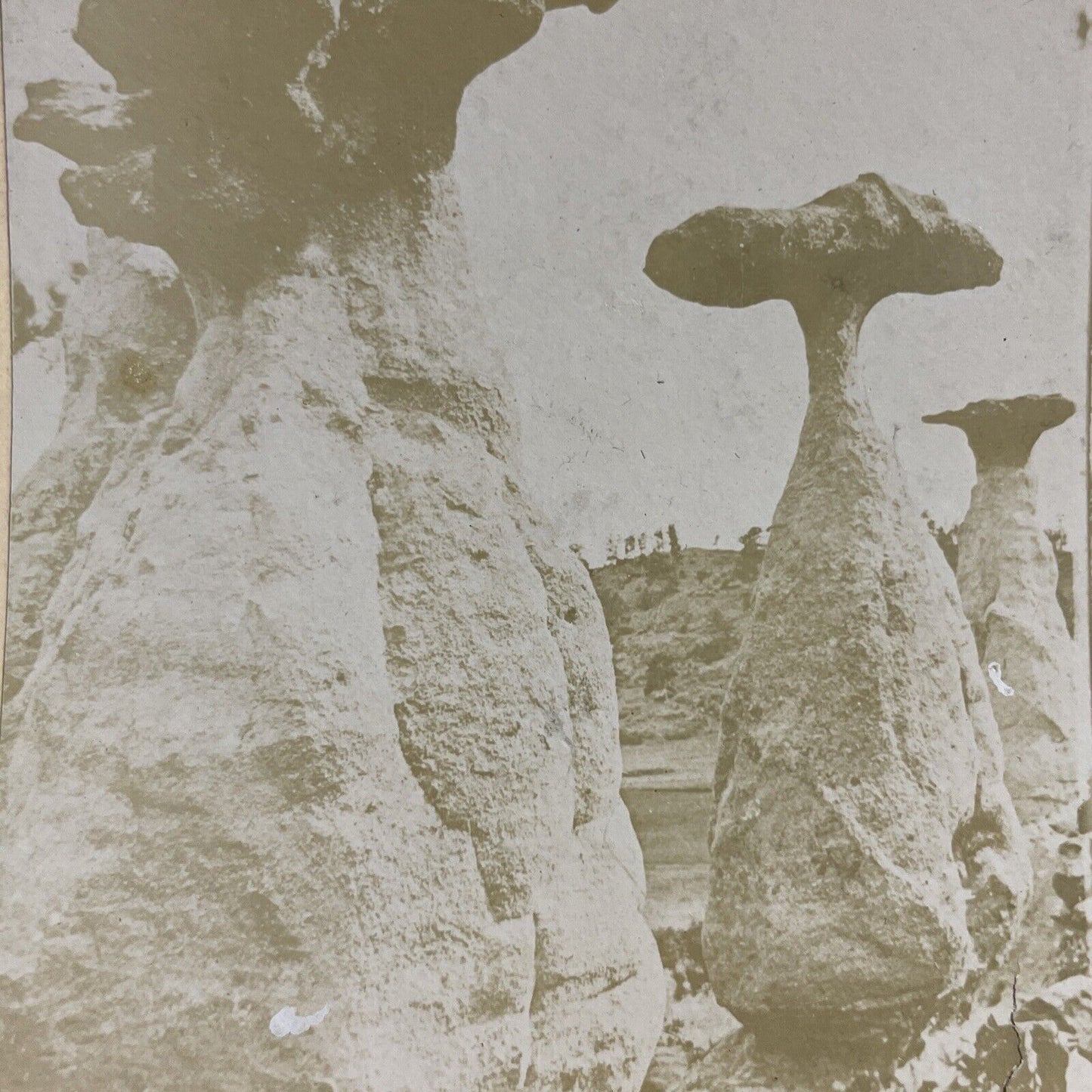 Antique 1880s Monument Park Hoodoos Colorado Stereoview Photo Card P5508