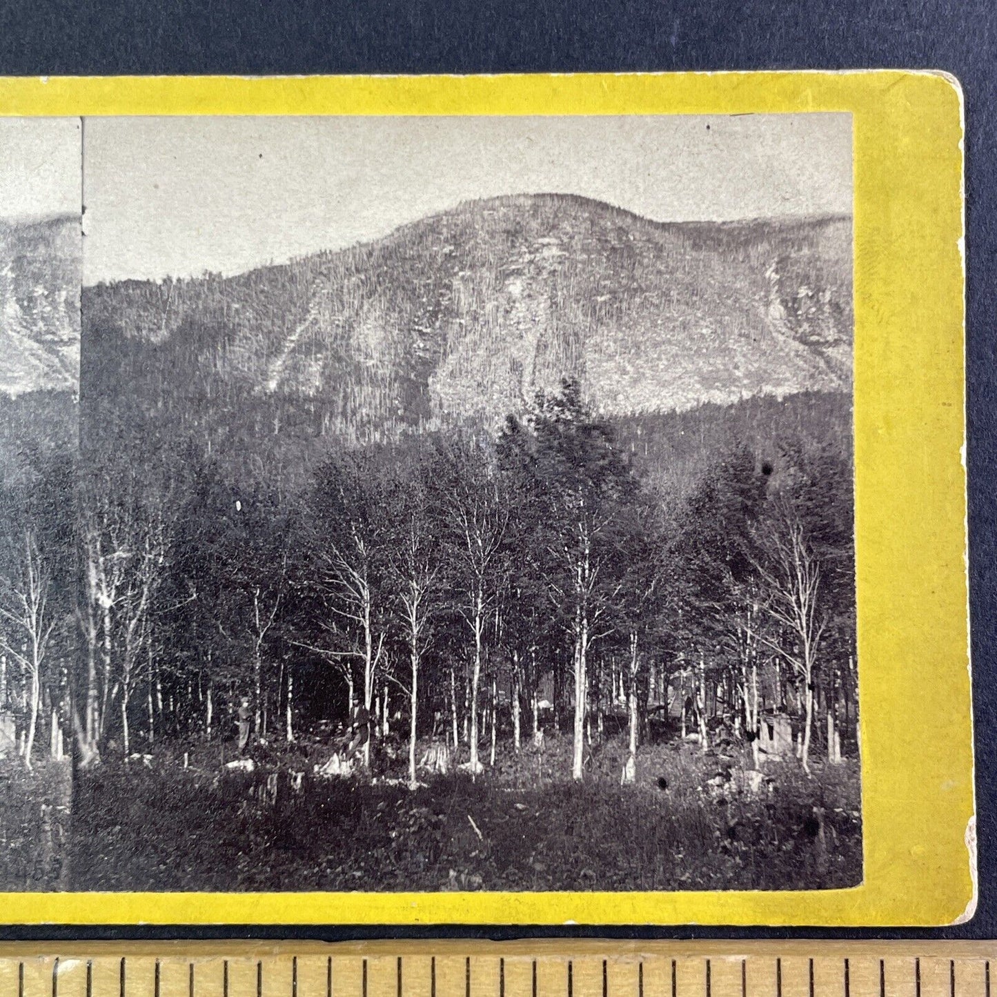 Cannon Mountain New Hampshire Stereoview E&HT Anthony Antique c1868 X3654