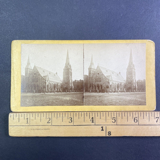 Tremont Street Methodist Episcopal Church Boston Stereoview H. Ropes c1867 X1924