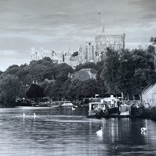 Antique 1920s Windsor Castle London England UK Stereoview Photo Card V2964